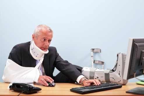 personal injury claim broken finger