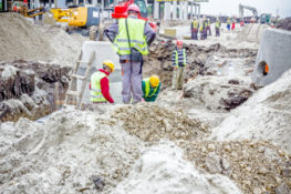 construction of trench