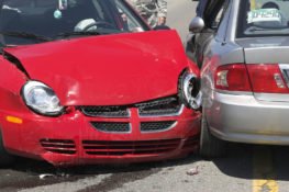 Two Car Crash Closeup