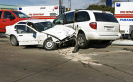 car crash on the street