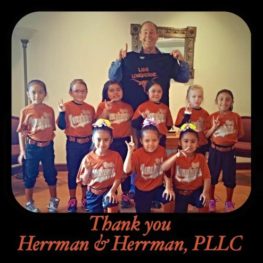 Lady longhorns with Gregory Herrman