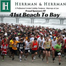 41st annual beach to bay sponsored by Herrman and Herrman