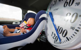 baby inside hot car