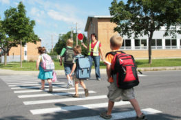 walking to school