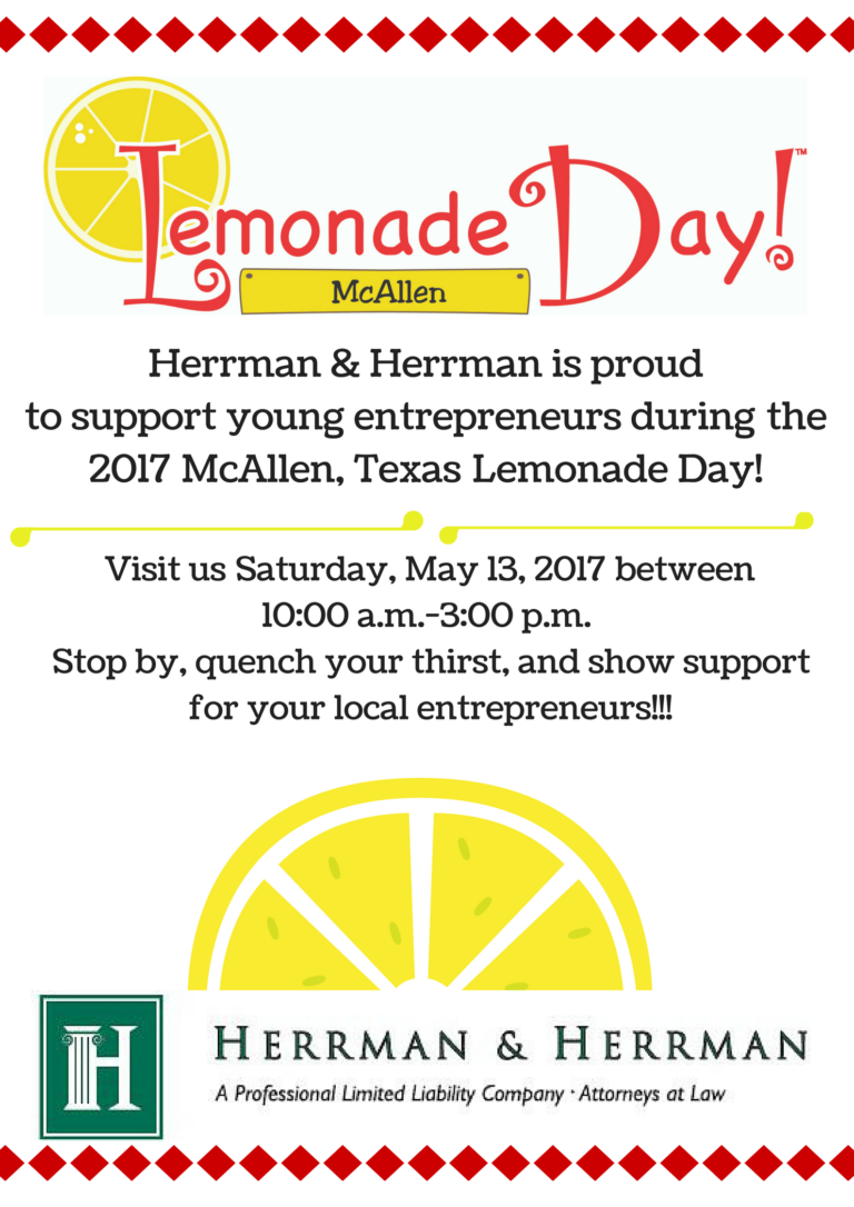 National Lemonade Day 2017 in McAllen, Texas!
