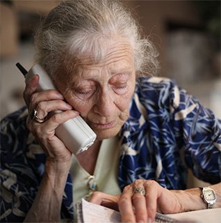 nursing home patient seeking help