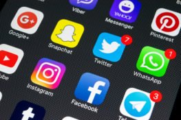 social media apps like Facebook