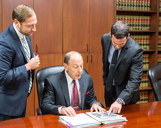 three man discussing