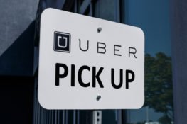 uber pick up sign