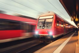 moving light rail on tracks