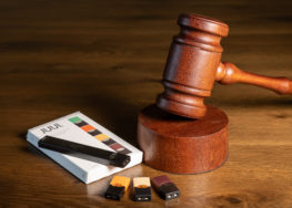 Picture of JUUL E-Cig and Gravel for Lawsuit