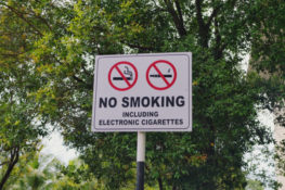 Picture of Vape Ban Sign at Texas A&M
