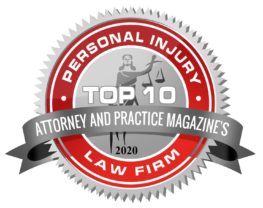Top 10 Personal Injury Law Firms as designated by Attorney And Practice Magazine
