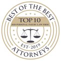 best of best top 10 personal Injury Law Award