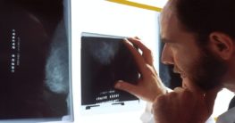 healthcare professional analyzing lab results