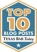 Texas Bar Top 10 Blog post