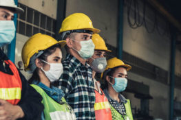 fuerza laboral protegida contra el COVID-19