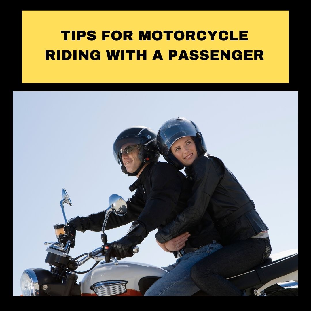 Motorcycle rider to passenger sales communication
