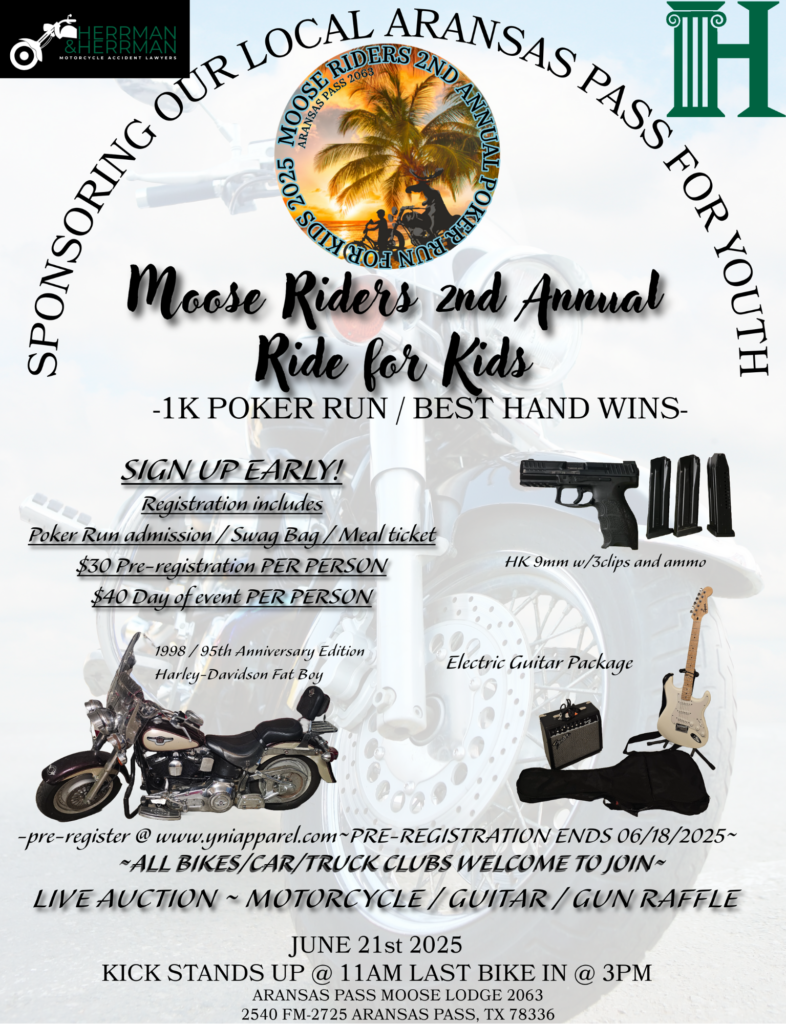 herrman and herrman motorcycle accident lawyers sponsor poker run
