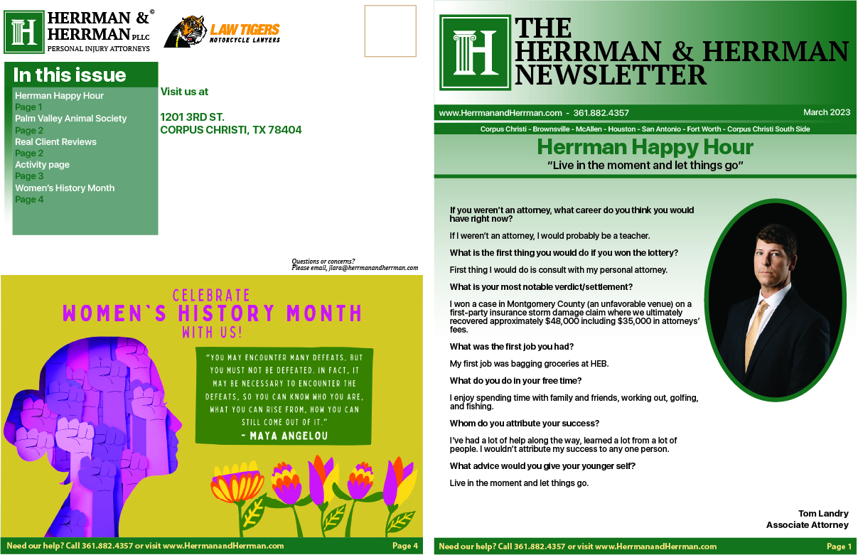 Herrman & Herrman Newsletter March 2023