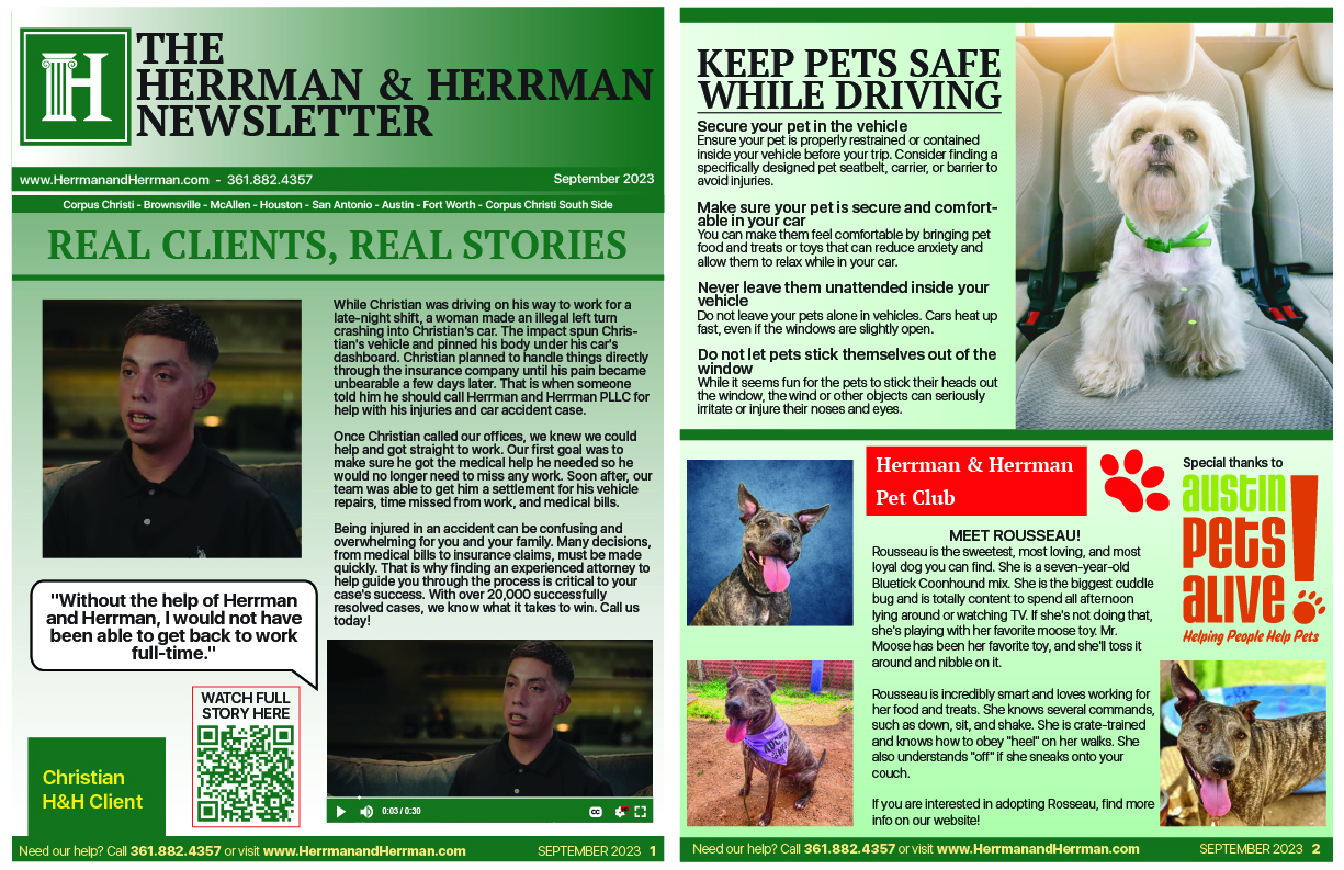 Herrman and Herrman September 2023 Newsletter