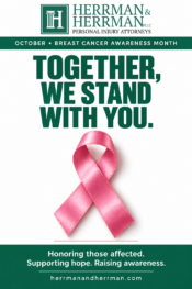 Herrman & Herrman sponsors the breast cancer awareness walk in corpus christi