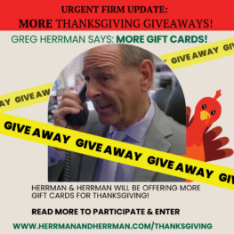 Herrman & Herrman Personal Injury Lawyer Giveaway