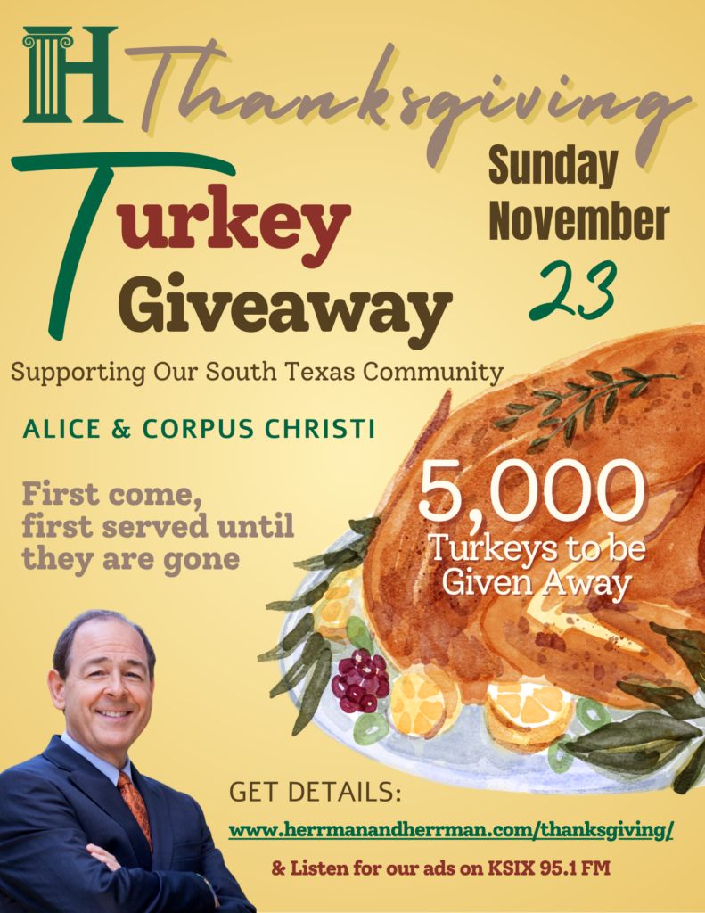 Herrman & Herrman Thanksgiving Turkey Giveaway