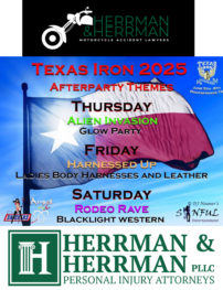 Herrman & Herrman Sponsors Texas Iron Motorcycle Rally 2025