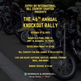 46th Annual Knockout Rally – Gypsy MC Hill Country