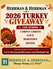Herrman & Herrman Personal Injury lawyers Turkey Giveaway