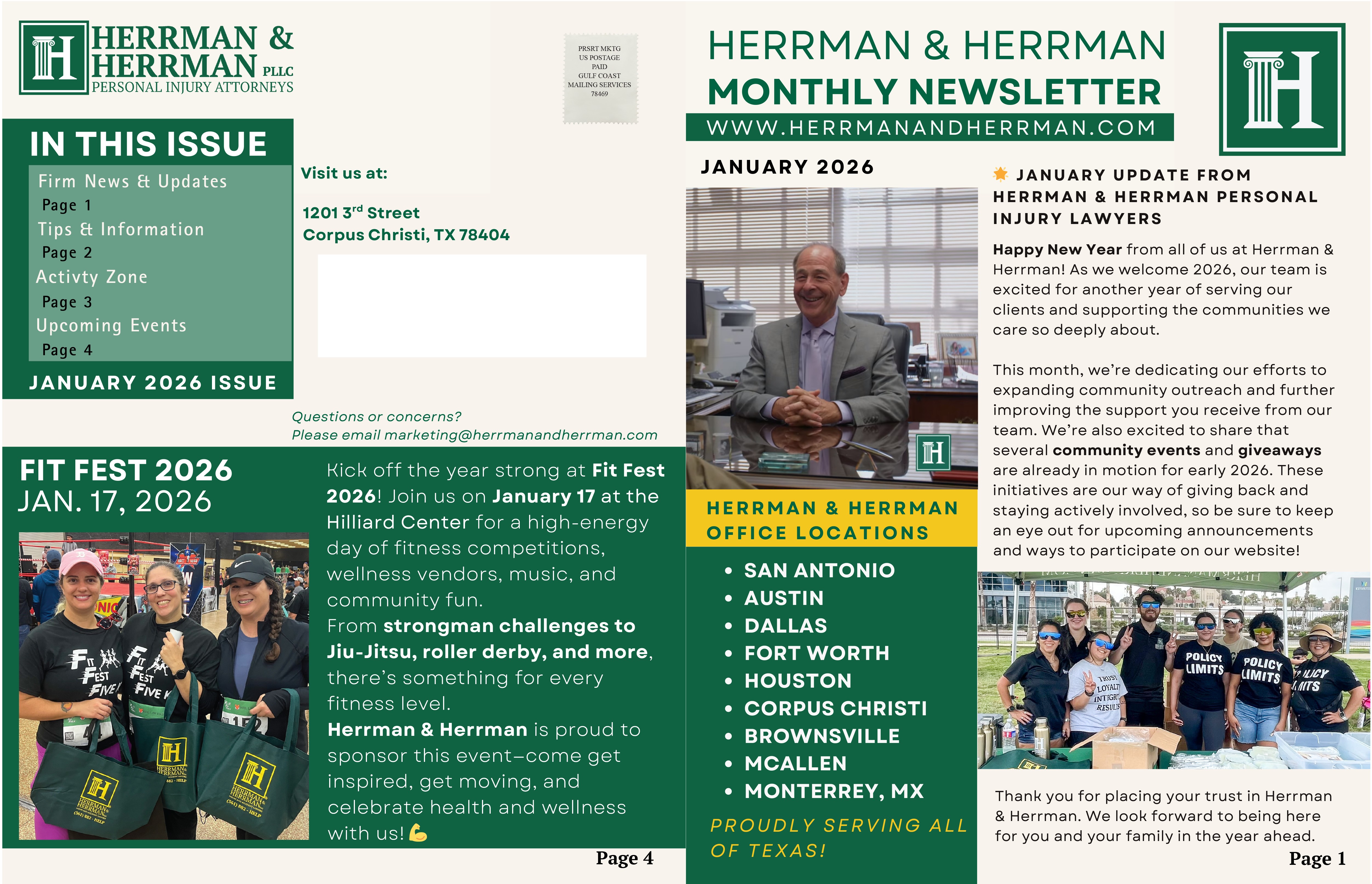 Herrman & Herrman January 2026 Newsletter