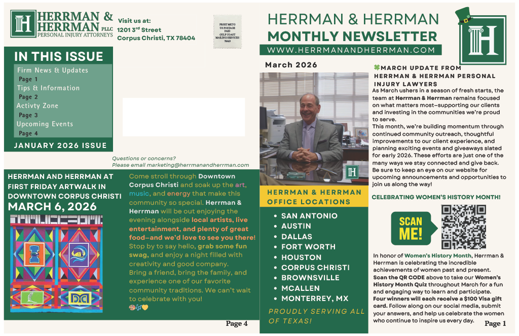 HERRMAN Newsletter MARCH 2026